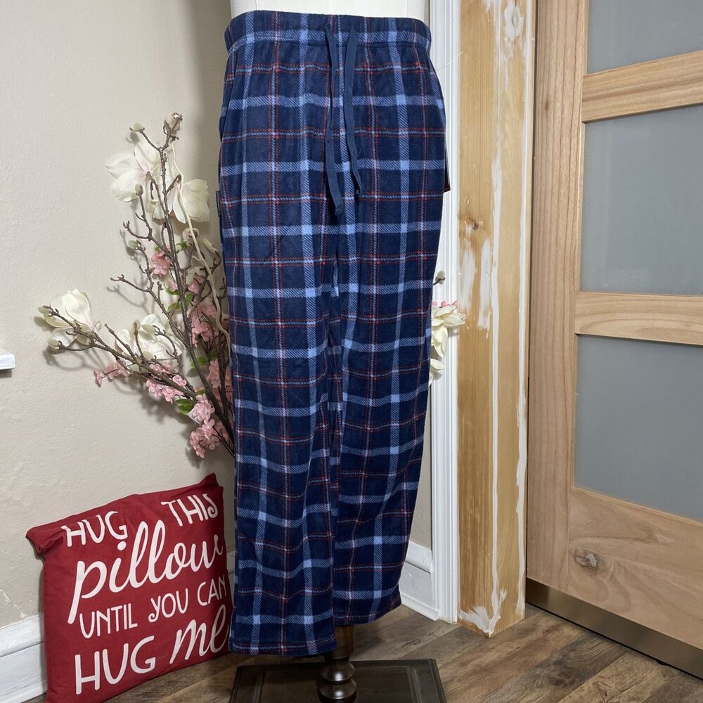 Avalanche Outdoor Supply Men’s M Fleece Sleep Pant Pockets Drawstring Soft NWT